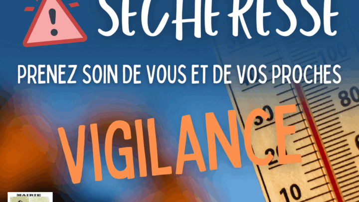Vigilance Sécheresse